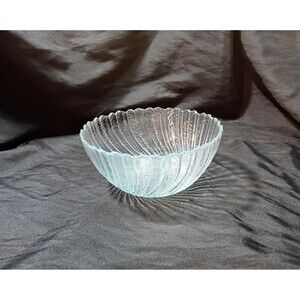 Vintage Arcoroc Swirl Sea Breeze Bowl Ice Blue